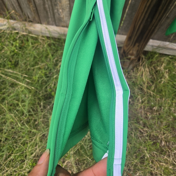 Adidas, Vibrant Green Zip-Up Jacket. - Picture 5 of 8